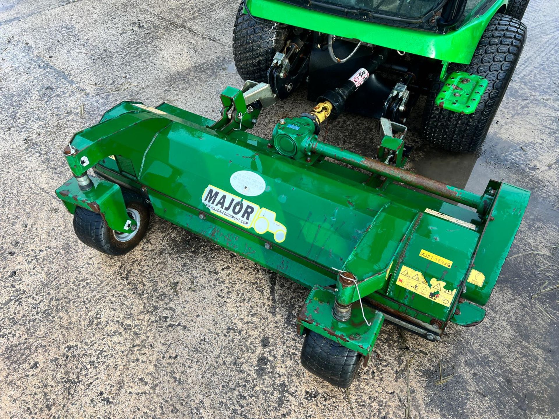 2014 John Deere 1565 4WD Outfront Mower With Major MJ21-160JD Flail Deck *PLUS VAT* - Image 23 of 25