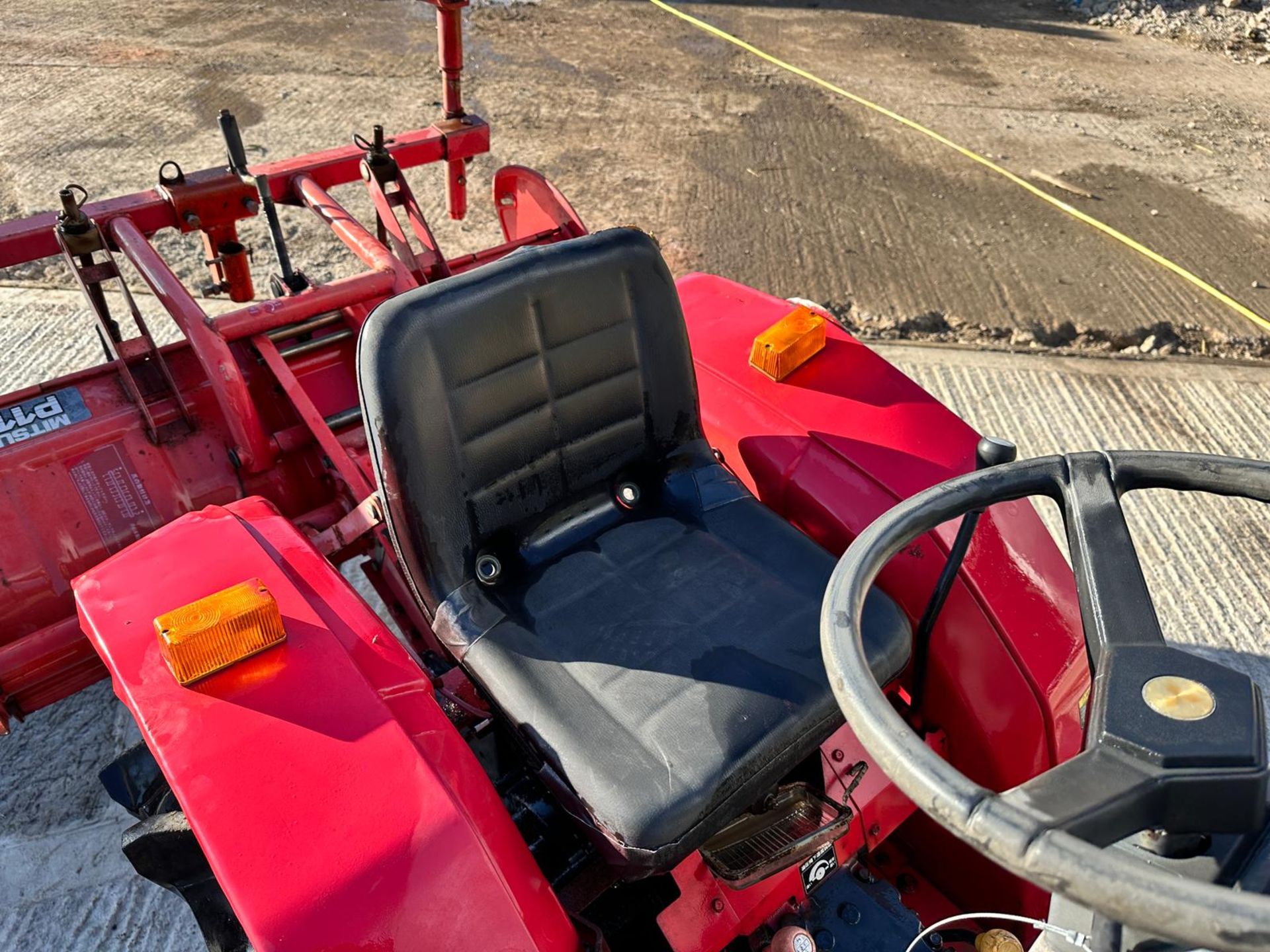Mitsubishi MTX13 4WD Compact Tractor With Mitsubishi P1105s Rotavator/Tiller *PLUS VAT* - Image 9 of 17