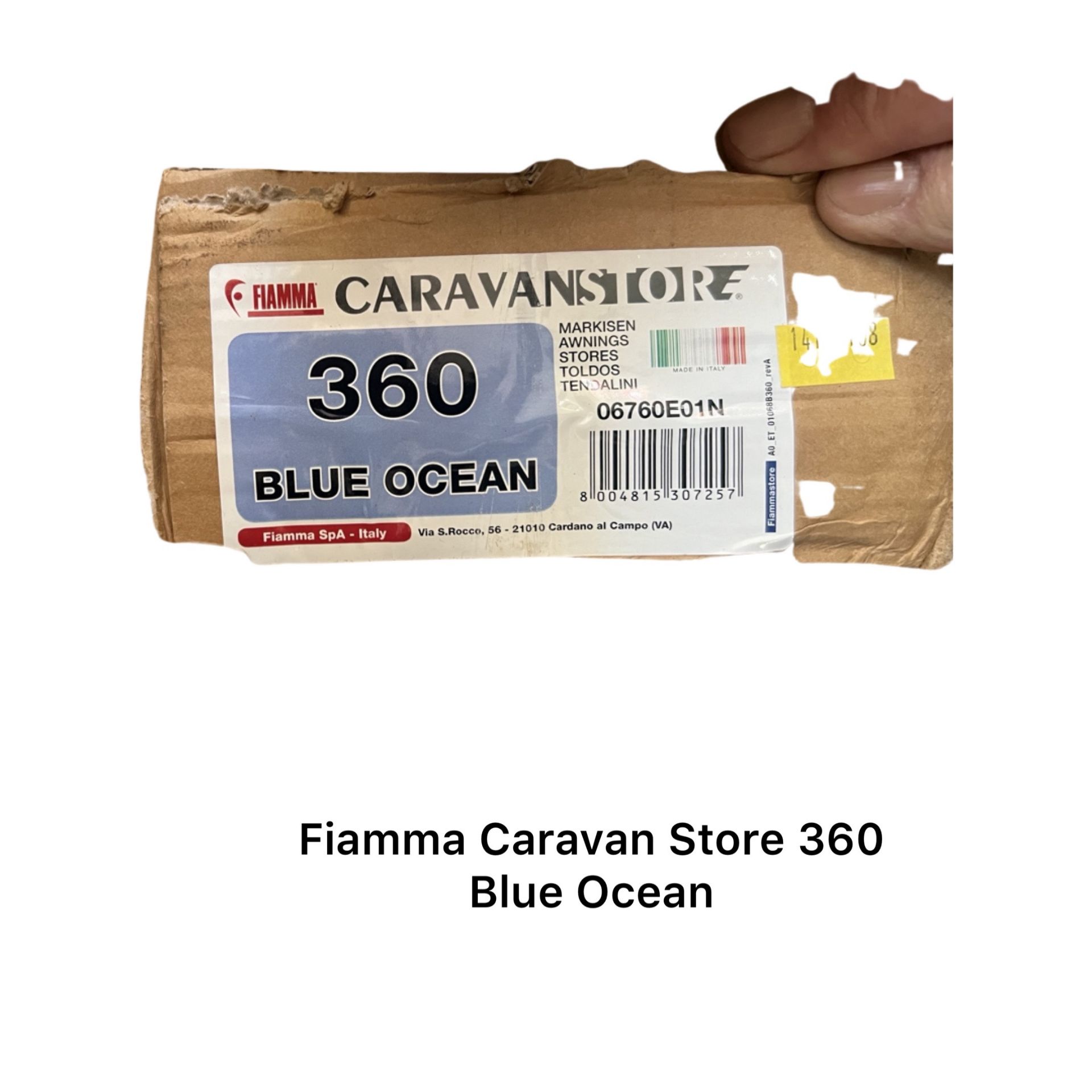NO RESERVE Fiamma Caravan Store 360 Blue Ocean *NO VAT* - Image 2 of 4