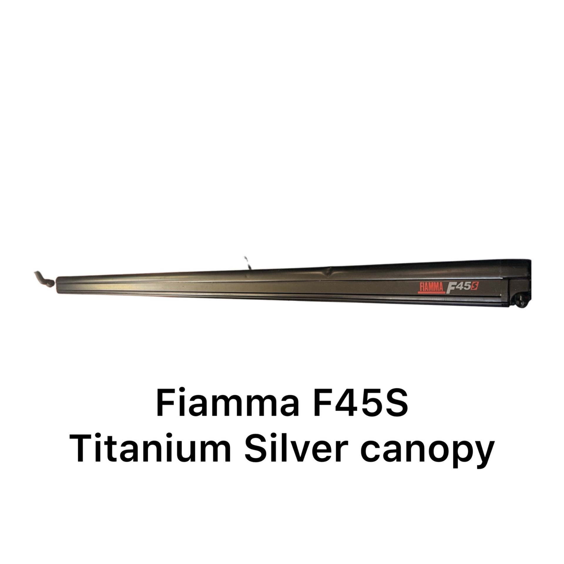 NO RESERVE Fiamma F45S Canopy black cassette with Royal Grey canvas *NO VAT* - Image 3 of 4