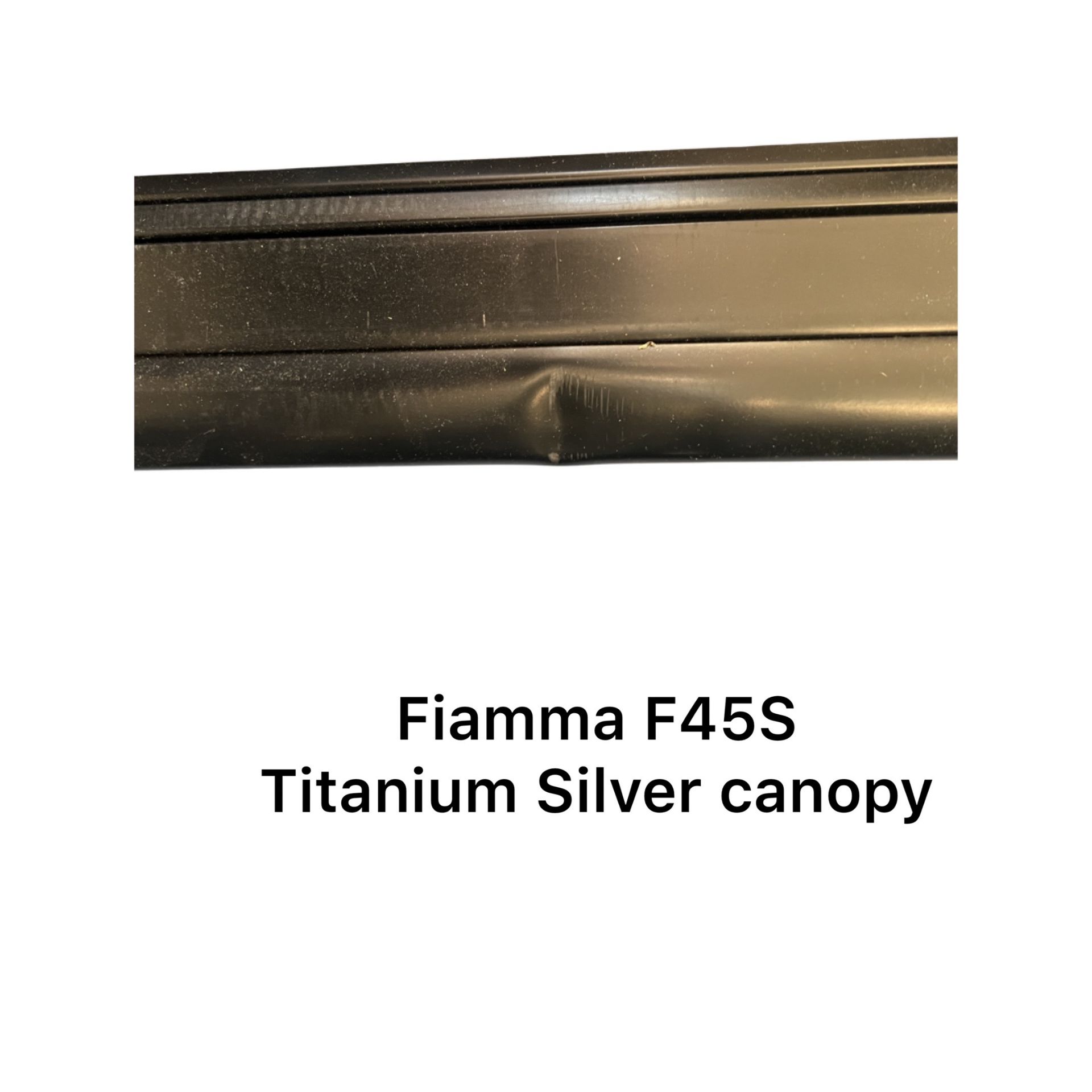 NO RESERVE Fiamma F45S Canopy black cassette with Royal Grey canvas *NO VAT* - Image 4 of 4