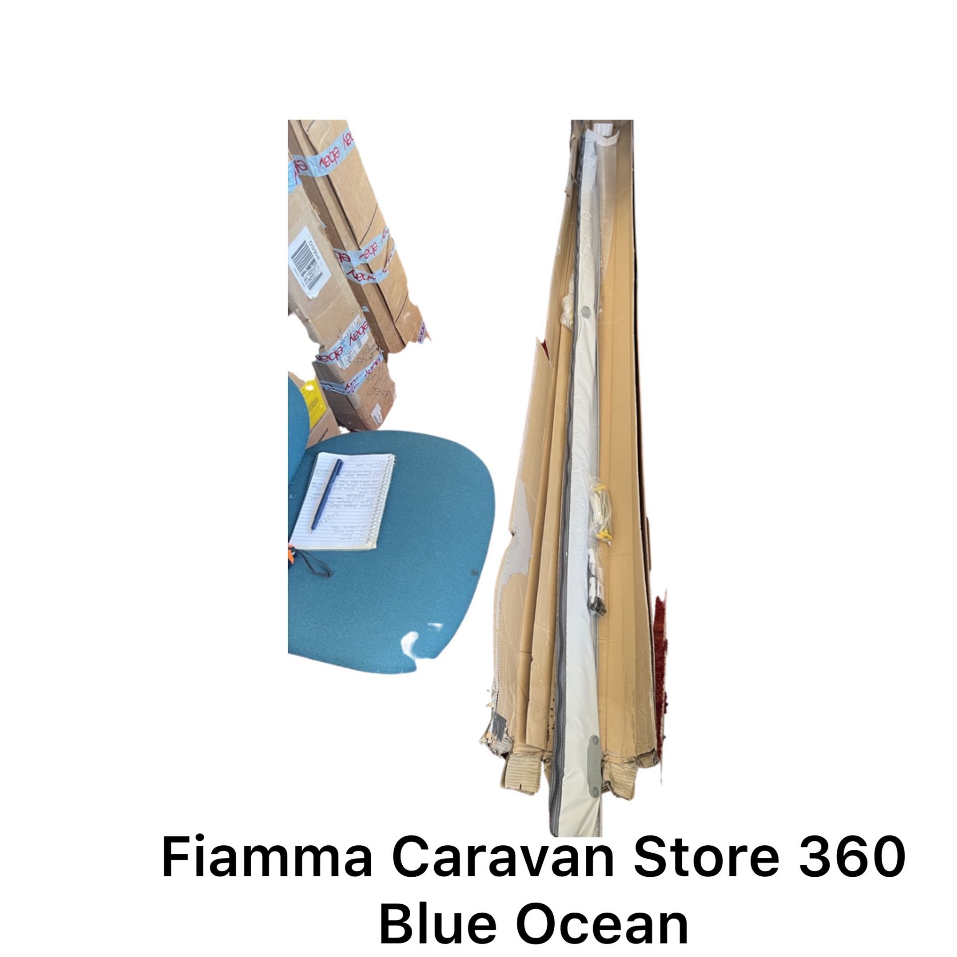 NO RESERVE Fiamma Caravan Store 360 Blue Ocean *NO VAT* - Image 3 of 4