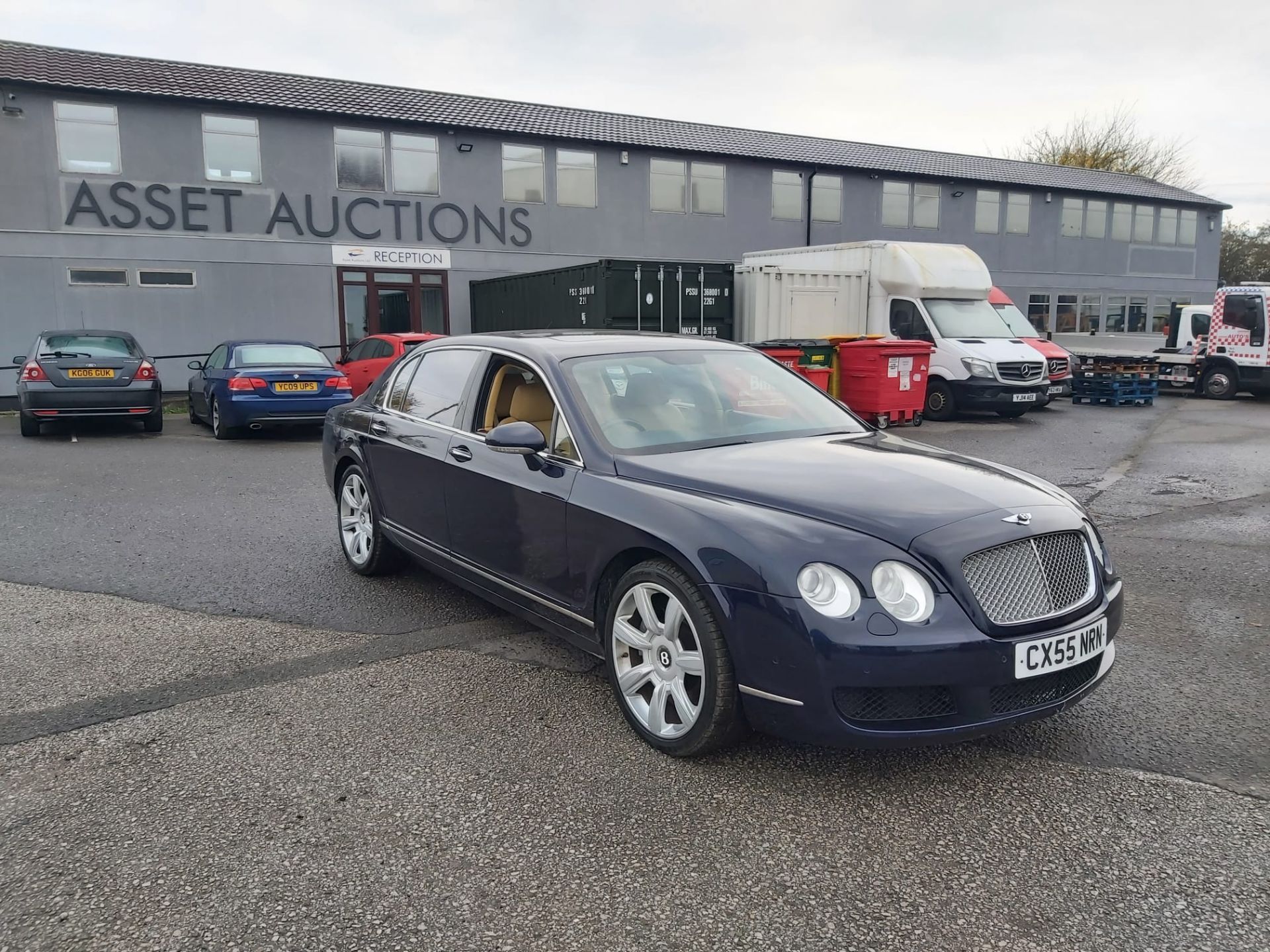 2005/55 BENTLEY CONTINENTAL FLYING SPUR A BLUE SALOON *NO VAT* - Image 3 of 12