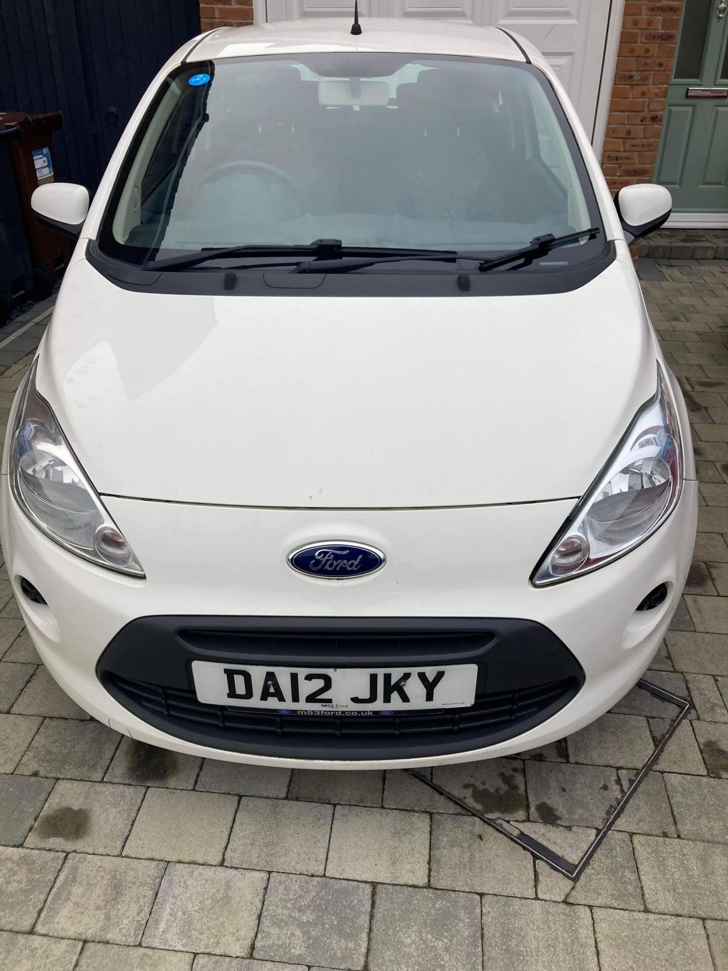 2012 FORD KA STUDIO WHITE HATCHBACK *NO VAT* - Image 2 of 8