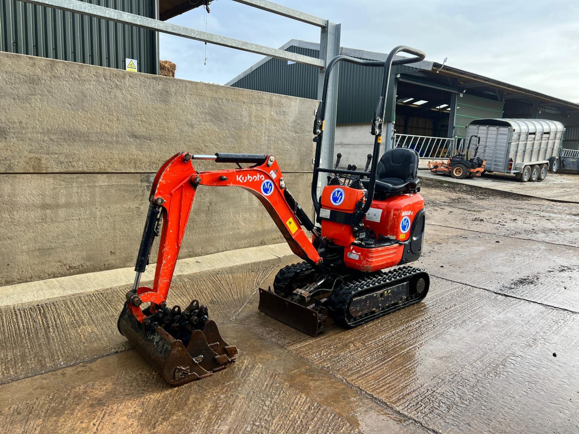 2017 Kubota K008-3 Micro Digger - Showing A Low 762 Hours! *PLUS VAT*