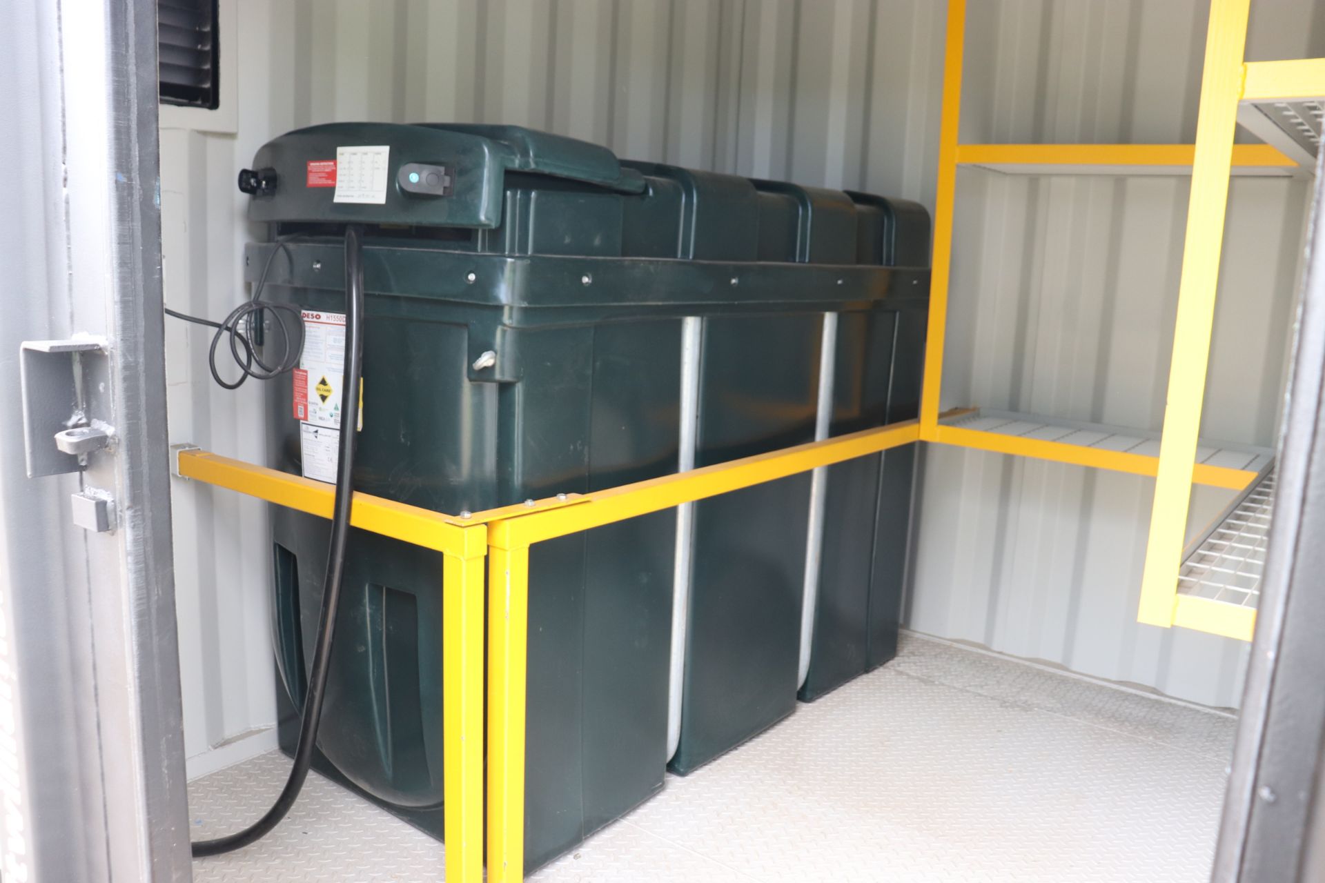 NEW BUILD SECURE BUNDED FUEL COSHH STORE CONTAINER + TANK *PLUS VAT* - Image 5 of 9