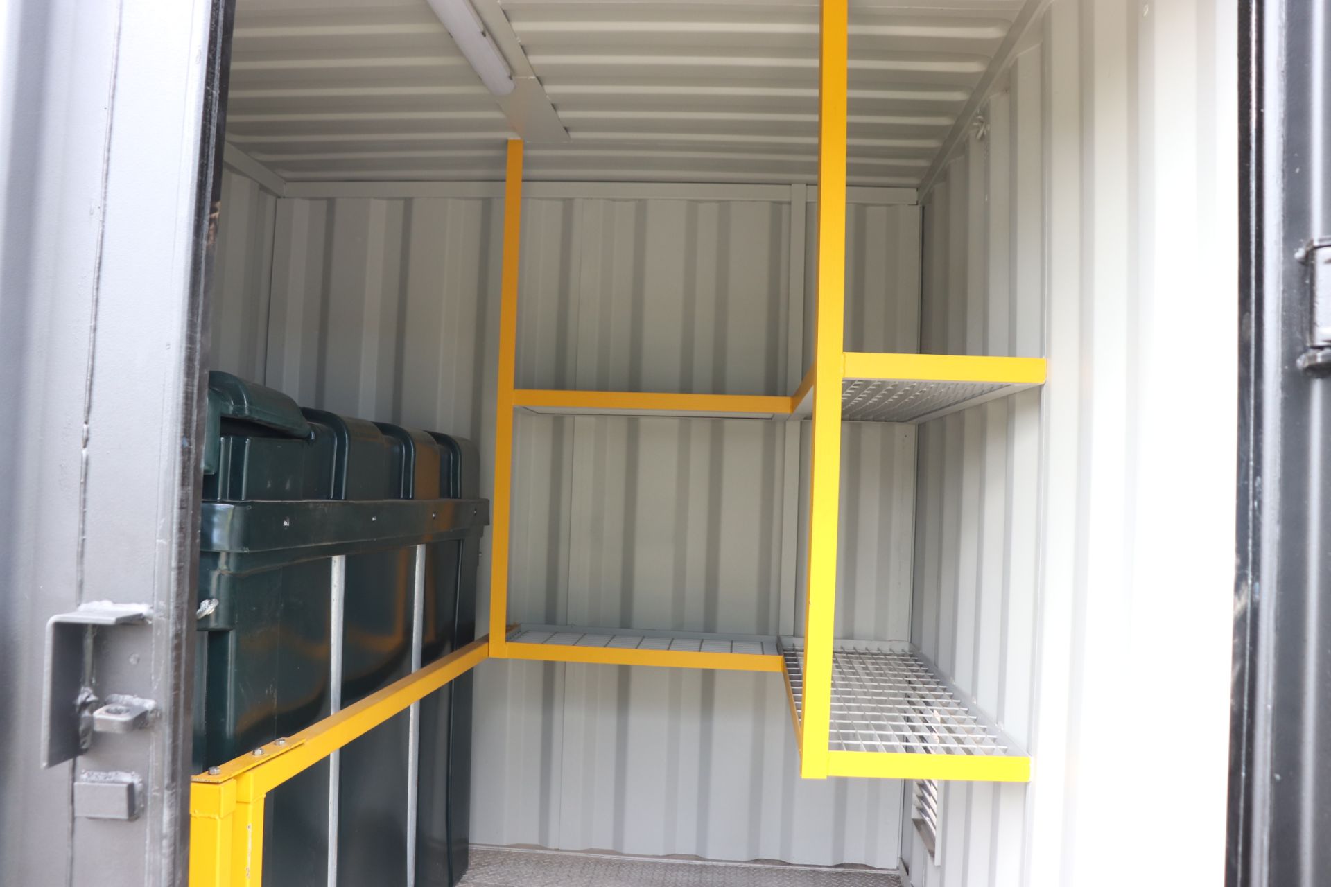 NEW BUILD SECURE BUNDED FUEL COSHH STORE CONTAINER + TANK *PLUS VAT* - Image 6 of 9