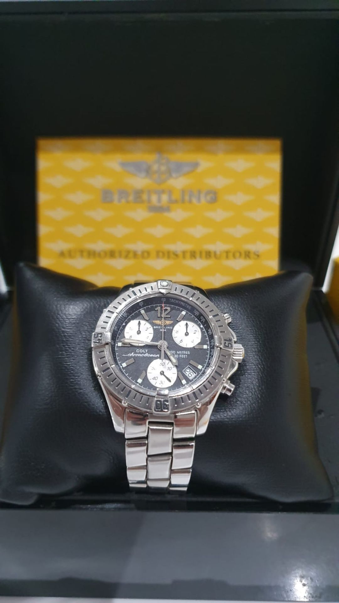 BREITLING CHRONOGRAPH MENS SWISS WATCH NO VAT - Image 10 of 10