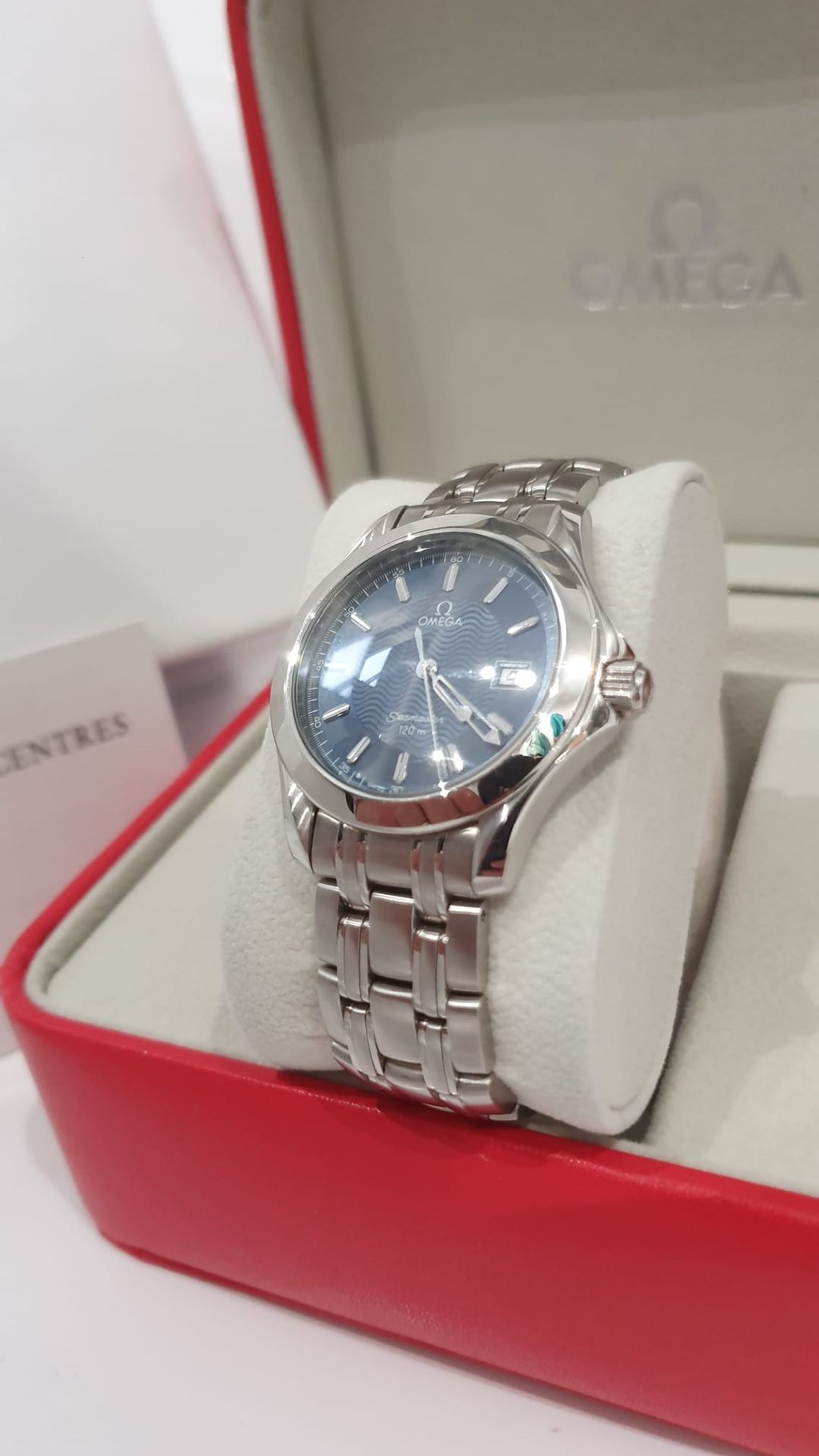 Omega Seamaster Professional 120m Wave Dial Mens Watch *NO VAT*