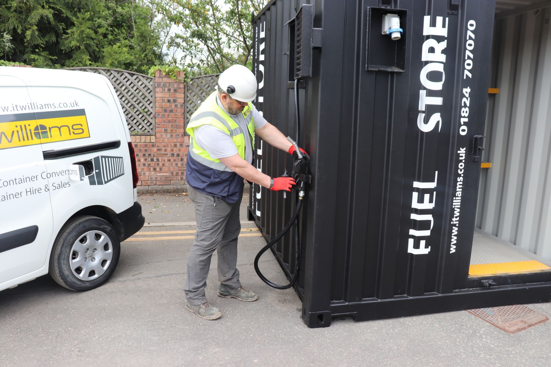 NEW BUILD SECURE BUNDED FUEL COSHH STORE CONTAINER + TANK *PLUS VAT* - Image 3 of 9