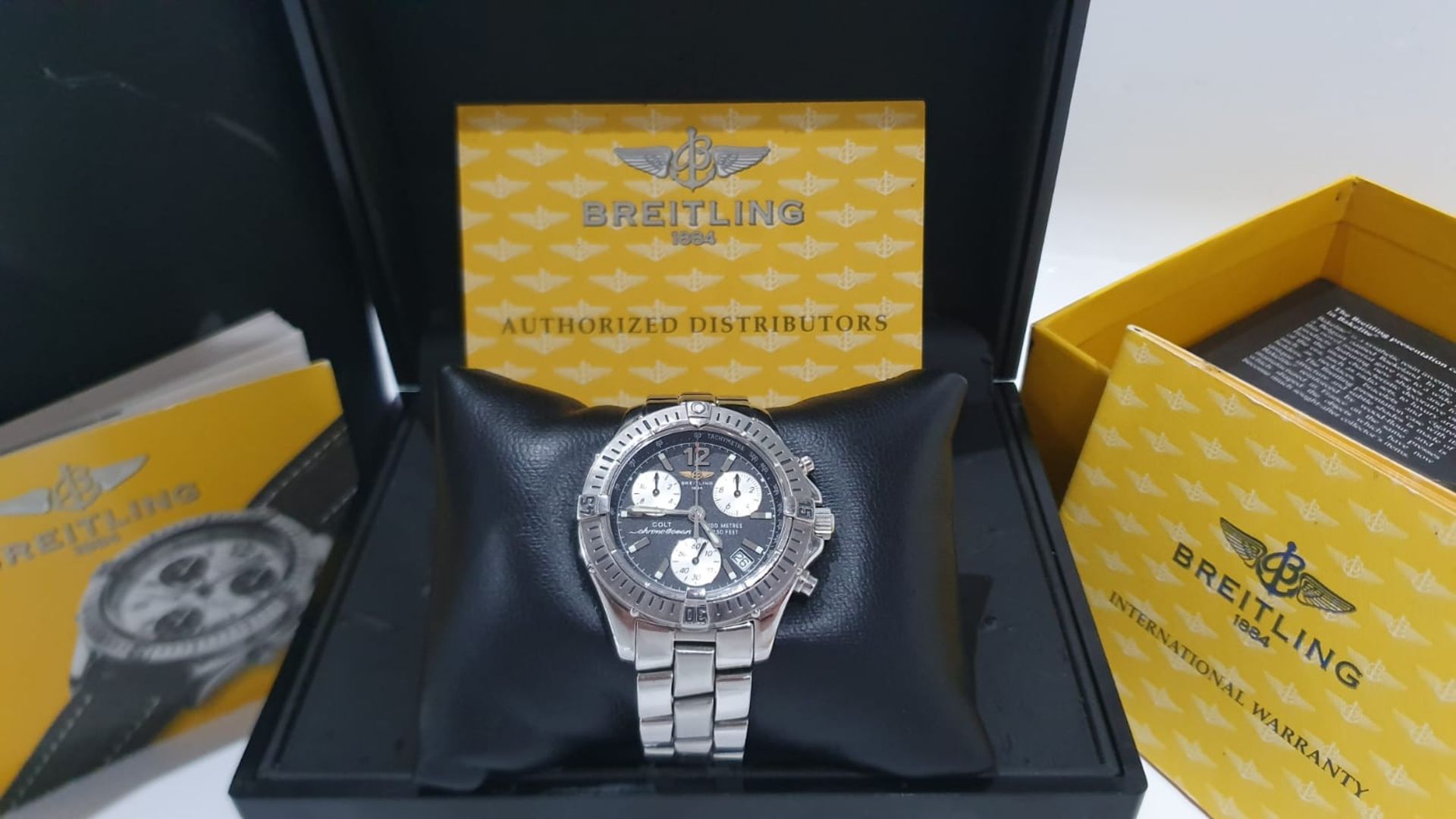 BREITLING CHRONOGRAPH MENS SWISS WATCH NO VAT