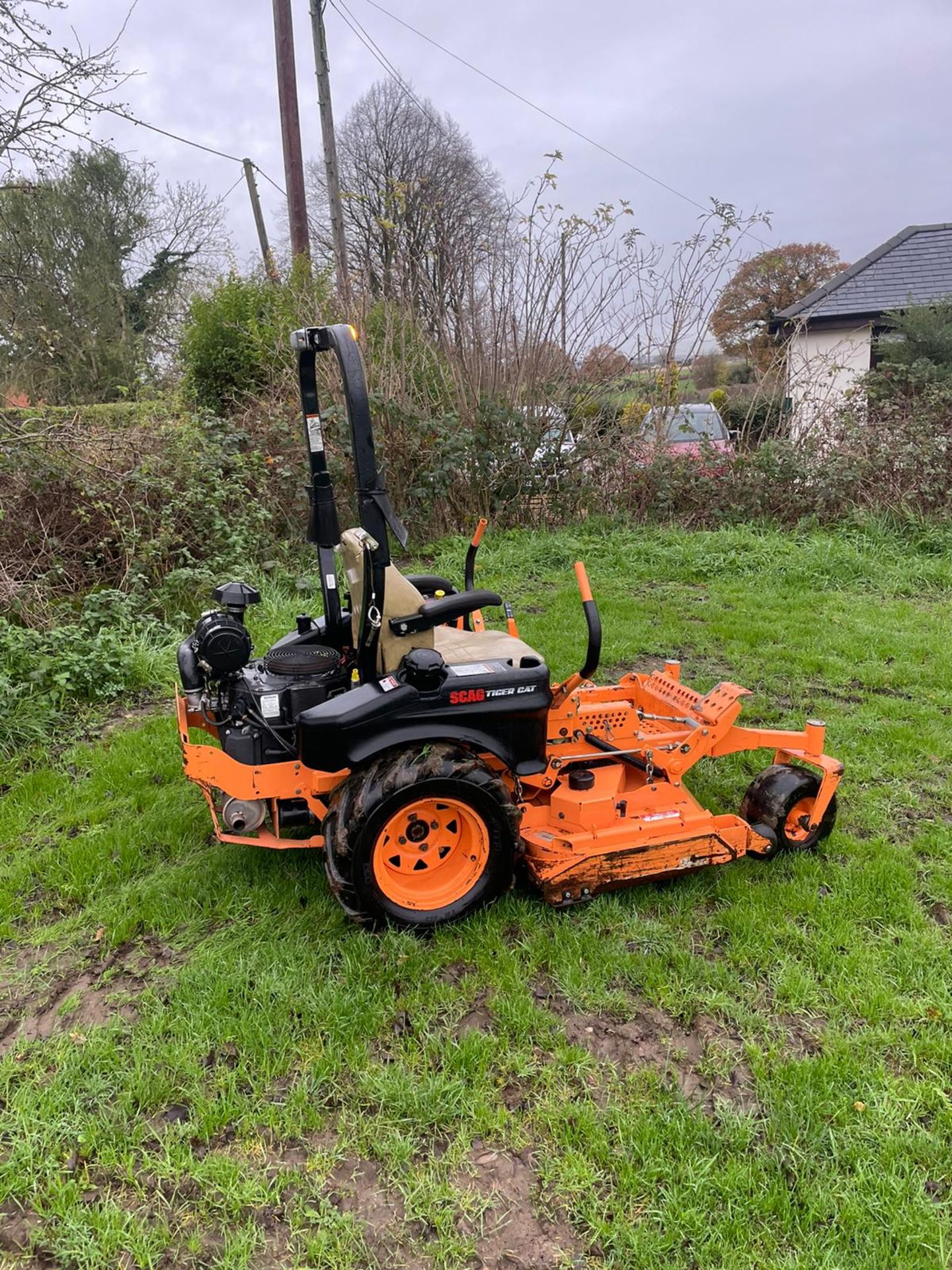 2014 SCAG TIGERCAT ZERO TURN RIDE ON LAWN MOWER *PLUS VAT* - Image 4 of 8