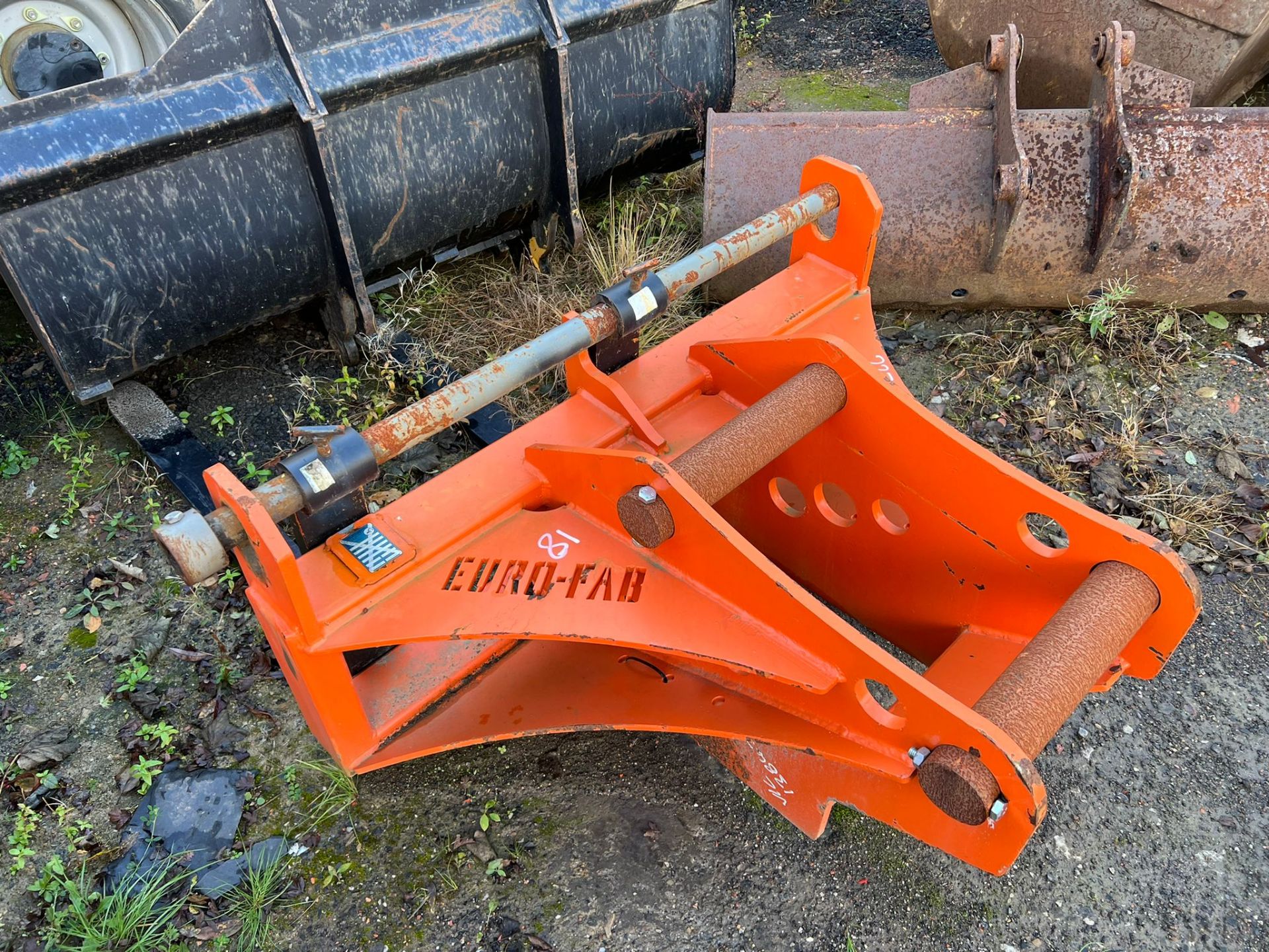 NEW AND UNUSED EURO FAB PALLET FORKS, SUITABLE FOR 13-20 TON EXCAVATOR, FORKS ARE INCLUDED *PLUS VAT