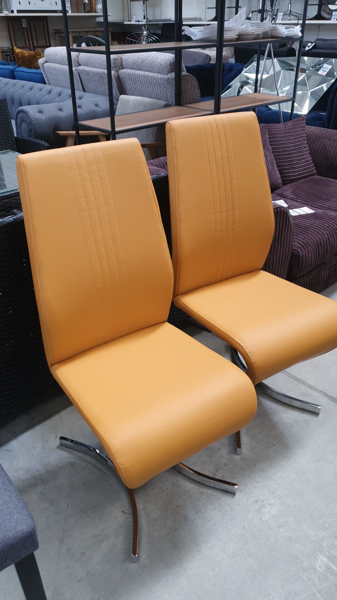 SET OF TWO DINING CHAIRS RRP £180 *PLUS VAT*