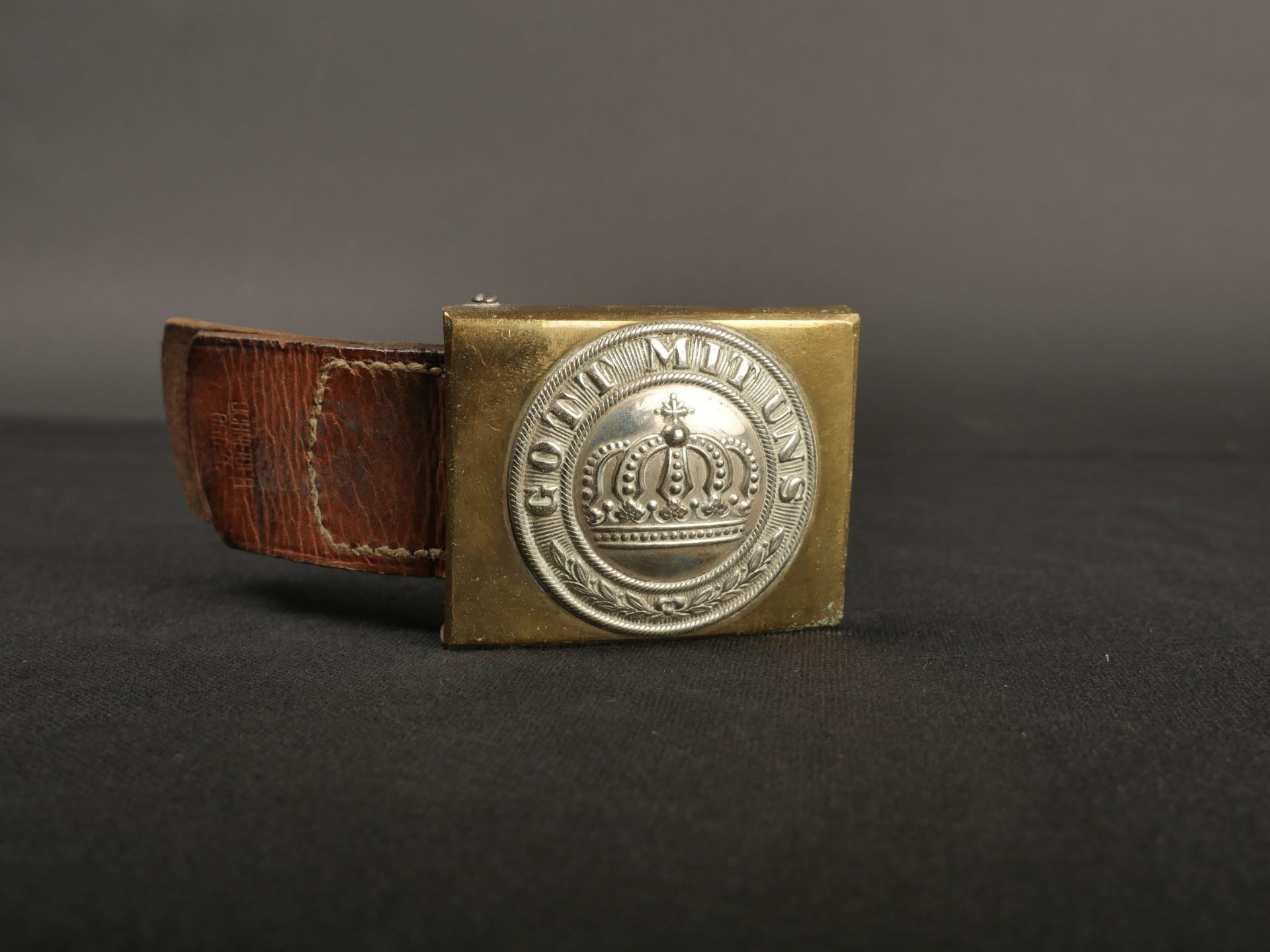 Boucle ceinture Prussienne. Prussian belt buckle.