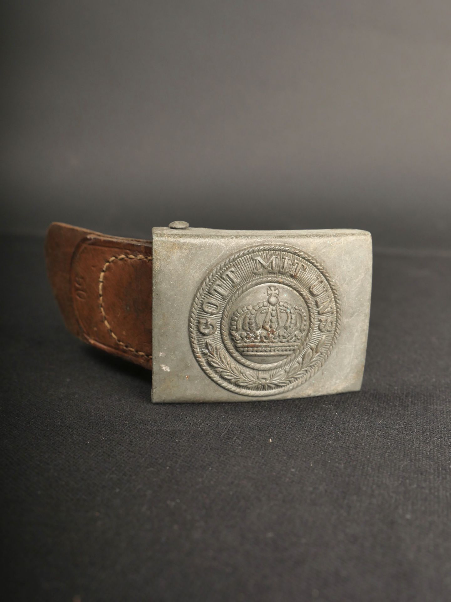 Boucle ceinture Prussienne. Prussian belt buckle.