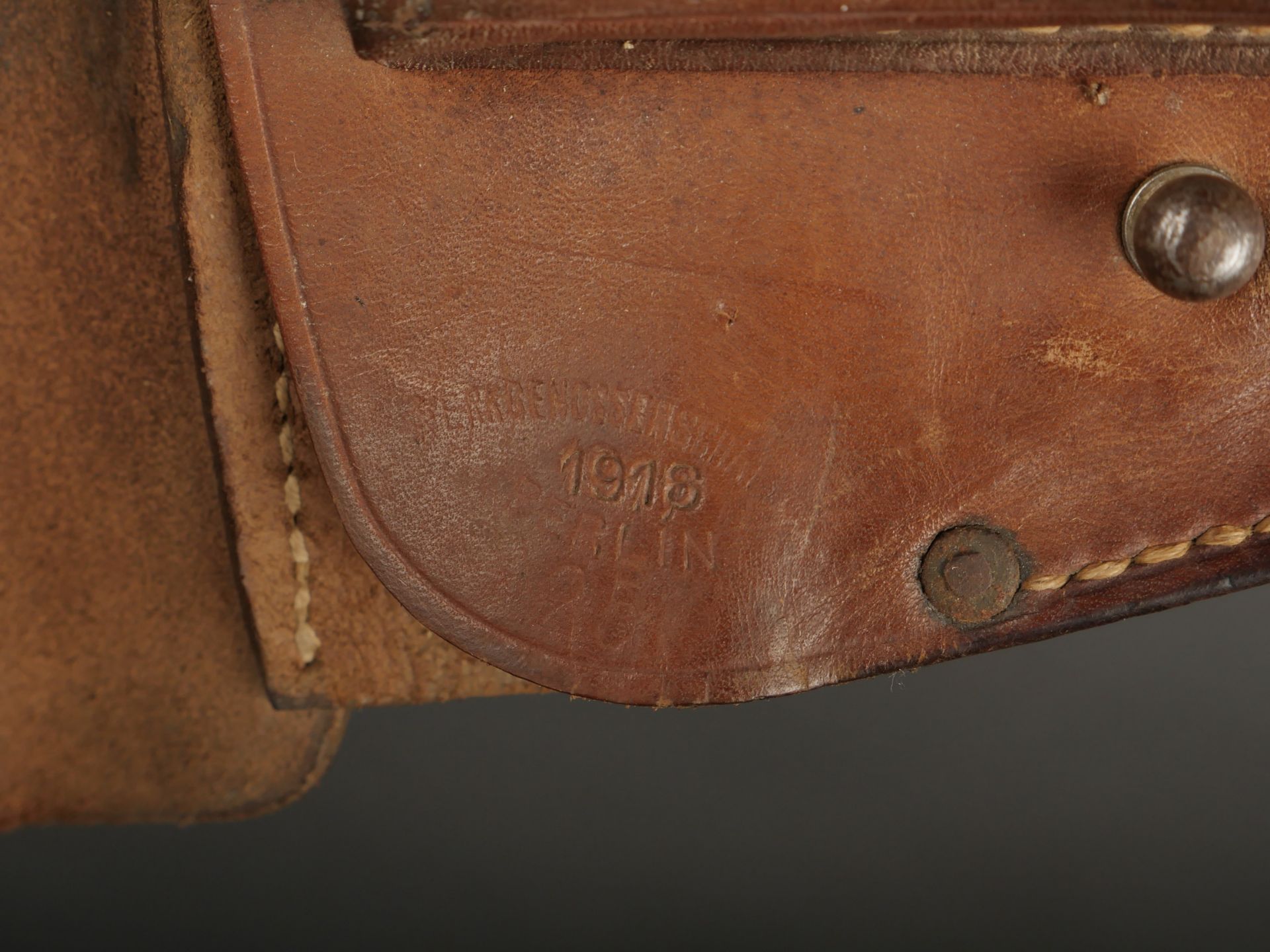 Holster pistolet WWI. WWI pistol holster. - Image 4 of 4