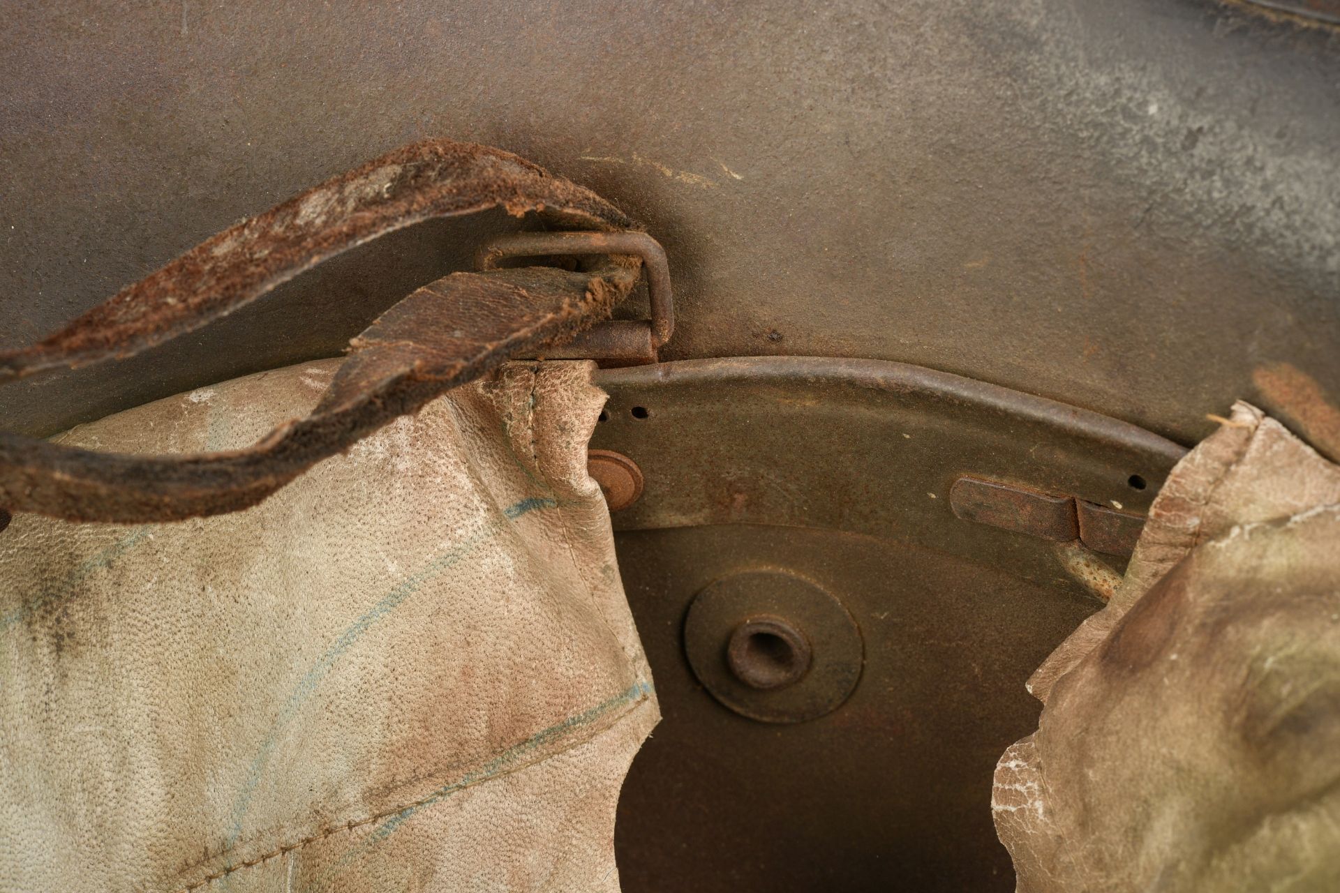 Casque 1918 allemand. German 1918 helmet - Image 2 of 5