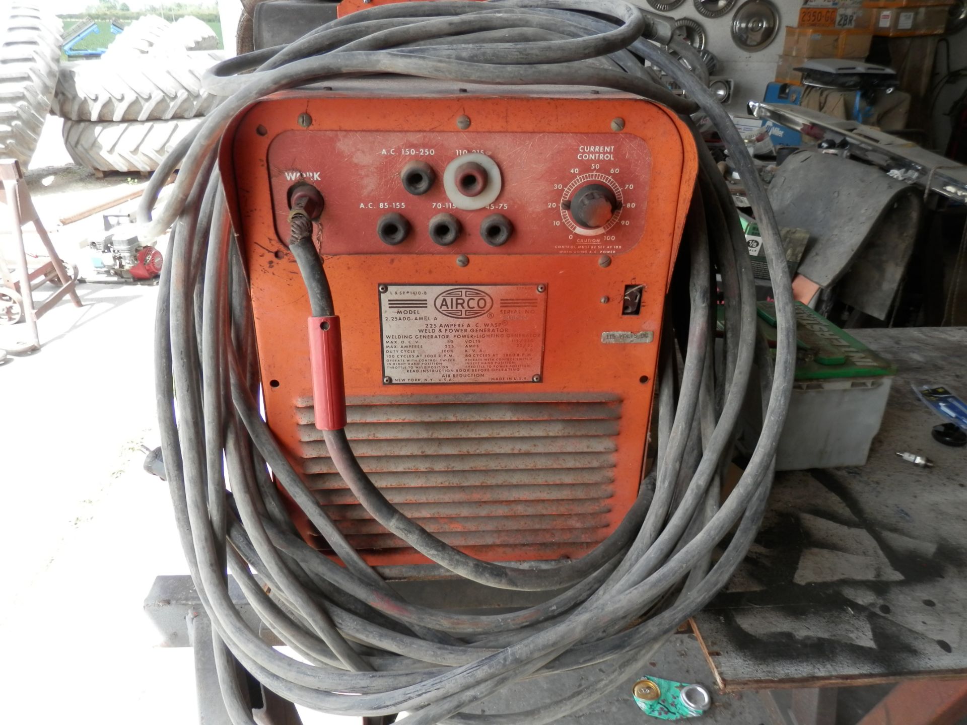 AIR CO MDL 2-25 ADG AME 1-A 250 Amp AC Welder/Generator - Image 5 of 9