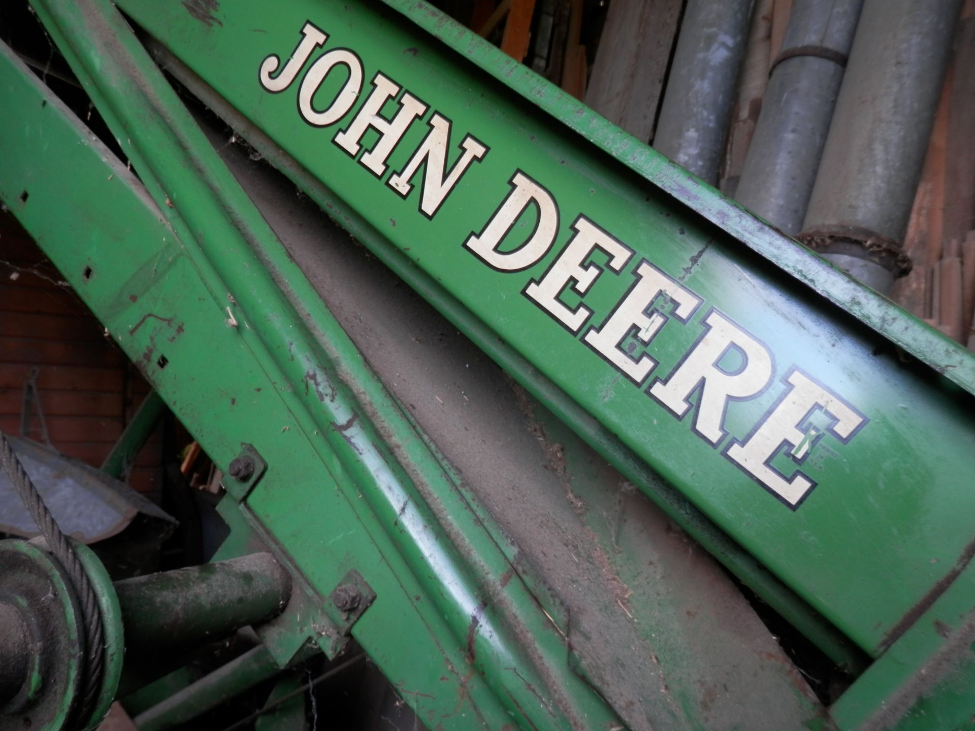 ANTIQUE JOHN DEERE HAY/GRAIN ELEVATOR, SN 3 - Image 6 of 6