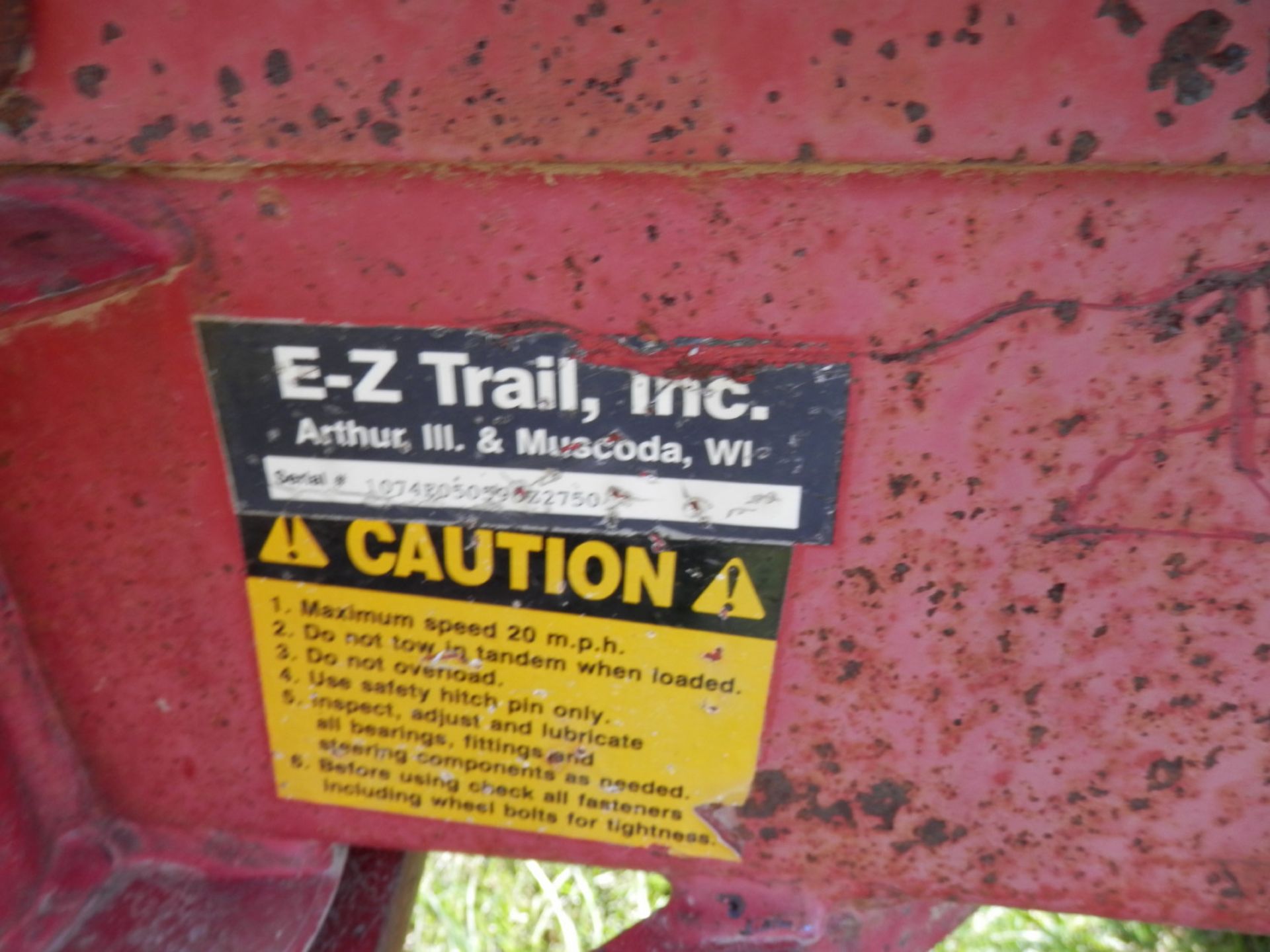 EZ TRAIL MDL 3400 GRAVITY BOX w/FERT AUGER - Image 6 of 6