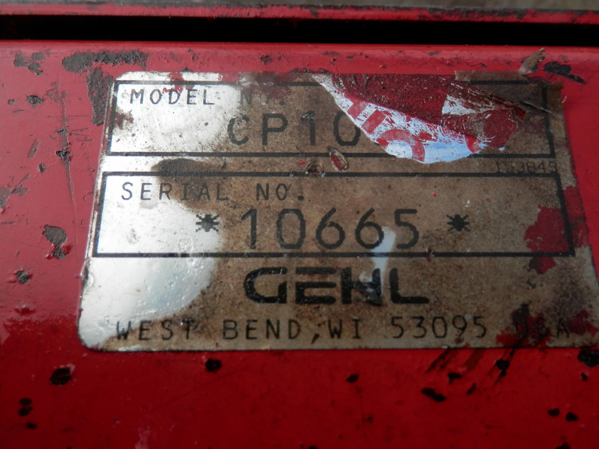 GEHL CP 1000 KERNEL PROCESSOR, SN 10665 SELLING CHOICE, LOT 39 or 40 - Image 4 of 4