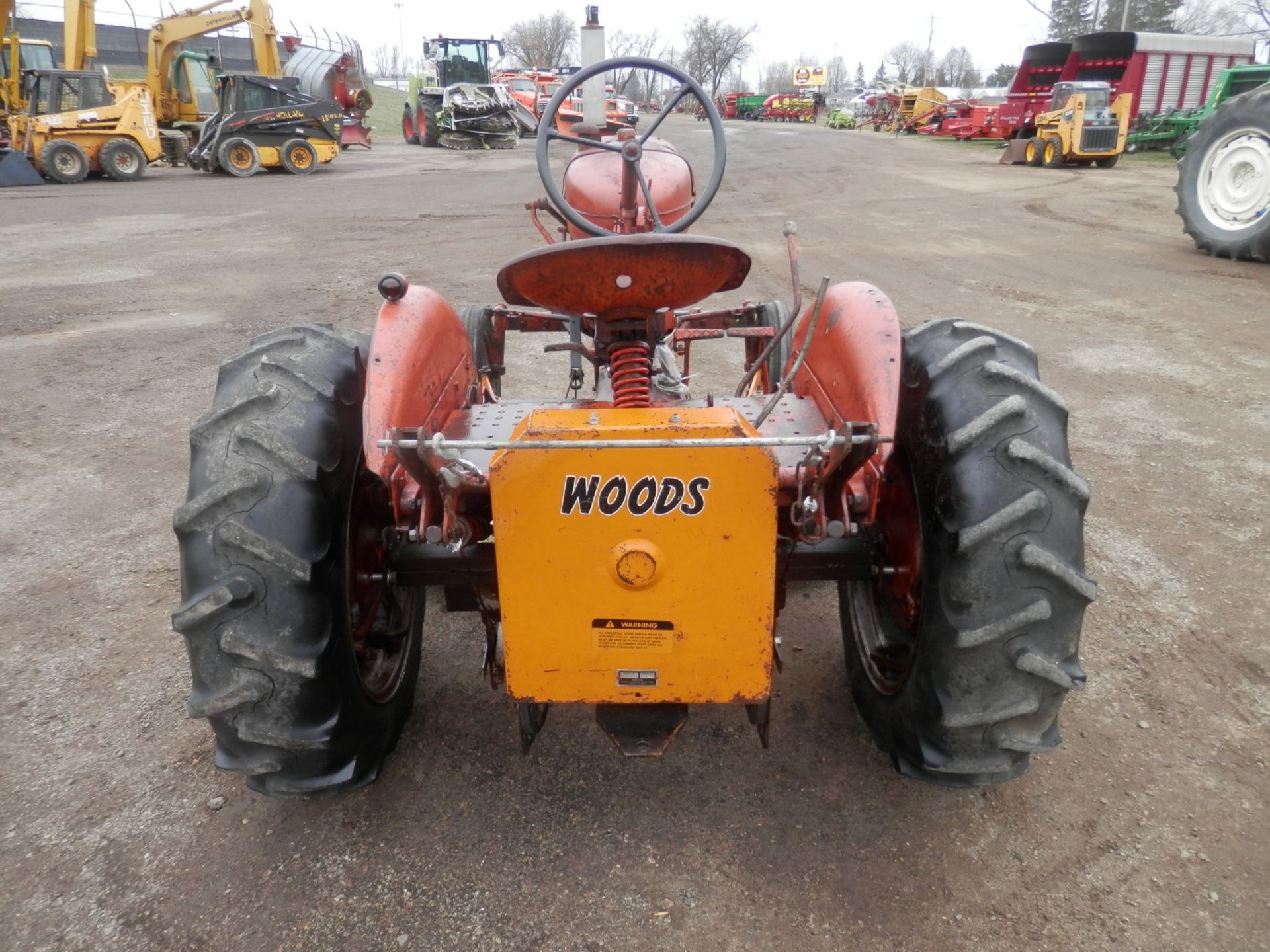 ALLIS CHALMERS CA TRACTOR w/WOODS BELLY MT MOWER - Image 4 of 8