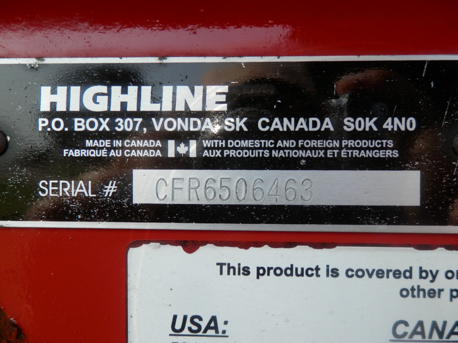 HIGHLINE BALE PRO CFR650 BALE PROCESSOR - Image 10 of 10