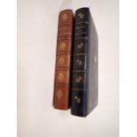 Two leather bound volumes by Ramage, Binder, being Robert Southey, Life of Nelson, illus. Westall,
