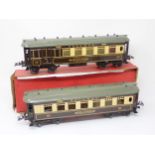 A Hornby 0 gauge No.2 Pullman 'Iolanthe' in heavily damaged box and another 'Montana'