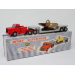 A boxed Dinky Supertoys No.986 Mighty Antar low-loader with propeller