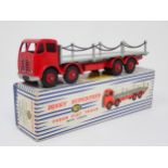 A boxed Dinky Supertoys No.905 red and grey Foden chain Flat Truck