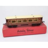 A boxed Hornby 0 gauge No.2 LNER 1st Class Coach