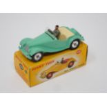 A rare boxed Dinky Toys No.102 green MG Midget with spun hubs