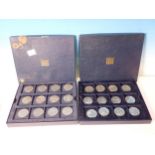 A Collection of modern Commemorative Coins, to include a Westminster Silver 12 Coin Trafalgar set, a