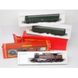 A boxed Hornby 00 gauge Class 4P 2-6-4 Tank Locomotive and a boxed BR diesel Railcar Unit