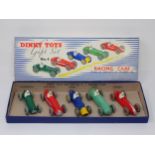 A boxed Dinky Toys No.4 Racing Cars Gift Set