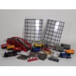 A quantity of 00 gauge Railway including Tri-ang 0-6-0T, six assorted 0-4-0 Shunters, boxed Hornby-