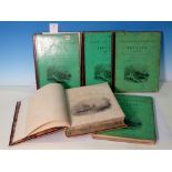 Four volumes of The Scenery and Antiquities of Ireland, illustrated from drawings by W. Henry