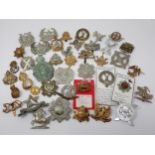 Forty two British Army, mainly Scottish Cap Badges, possibly some re-strikes