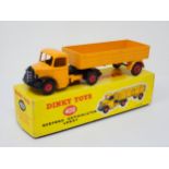 A boxed Dinky Toys No.409 yellow Bedford Articulated Lorry