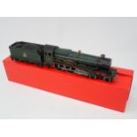 An unboxed Wrenn 00 gauge Castle Class Locomotive 'Isambard Kingdom Brunel' with repainted chassis