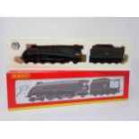 A boxed Hornby Superdetail 00 gauge A4 Locomotive 'Golden Fleece' in BR green livery