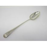 A George III silver Gravy Spoon, old English pattern, engraved initial W., London 1800, maker: W.E.