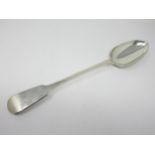 A George IV silver Gravy Spoon, fiddle pattern, engraved initials, London 1826, maker: CE