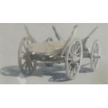 THOMAS MILES RICHARDSON Jnr (1813-1890). Study of a Farm Cart, dated 'Aug 1844', pencil and wash