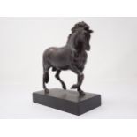 After Giambologna; a bronze Sculpture of the pacing horse modelled on the statue of Duke Cosimo l