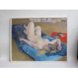 DOROTHY KING, R.B.A., (1907-1990), Reclining Nude, signed and dated (19)86, oil on canvas, 28 x