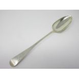 A George III silver Gravy Spoon, old English pattern, engraved initials, London 1806, maker: SH