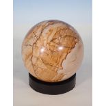 A Paesina Stone Sphere 4 1/2in D